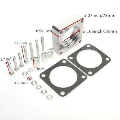 iFJF Throttle Body Spacer 1068 4 Bolts Replacement for TJ YJ 1987-2006 XJ
