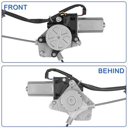 Obaee Window Regulator with Motor Front Right Passenger Side, OE 741-767 - size: Front Right Passenger Side
