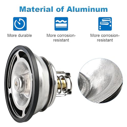 21613426 Coolant Thermostat Compatible with Volvo VNL VN D13 2011-2022 - size: 21412639
