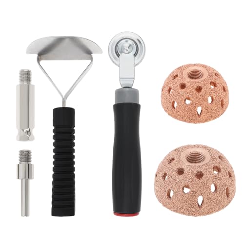 Windance Tire Repair Patch Tools,Tire Buffing Wheels 42mm 55mm for Cars Trucks Motorcycles Bicycles Electric Bicycles with Tire Patch Roller, Scraping Cutter, Tire Grinding Polishing Accessories Kit