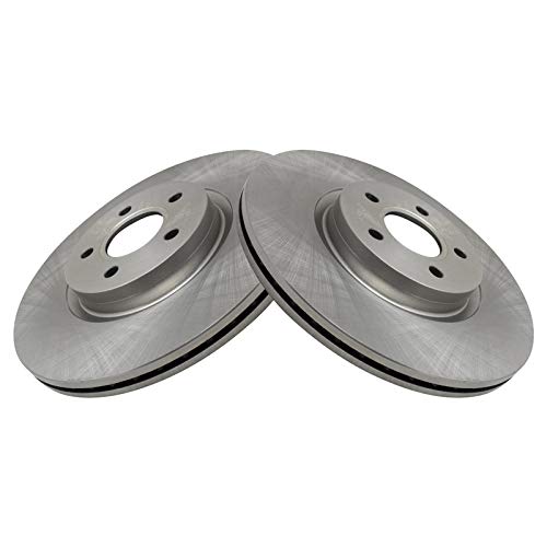 TRQ Front Ceramic Brake Pad and Rotor Set - style: BKA11974