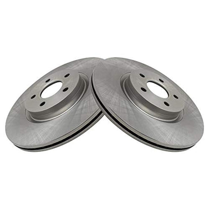 TRQ Front Ceramic Brake Pad and Rotor Set - style: BKA11974