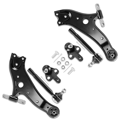 Front Lower Control Arm with Ball Joint Kit Compatible for Toyota Highlander Venza 2008-2018 RX350 RX450h 2010-2015 K622945 K622944 ES800533 ES800534 K500188 K500187 Left and Right 6pcs