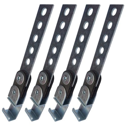 4Pcs Swivel Exhaust Hanger Heavy Duty Universal Muffler Hanger Bracket