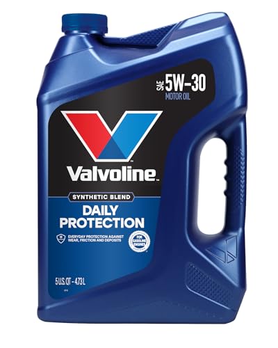 Valvoline Daily Protection SAE 5W-30 Synthetic Blend Motor Oil 5 QT, Case of 3 - size: 5 quarts, Case of 3, style: Synthetic Blend