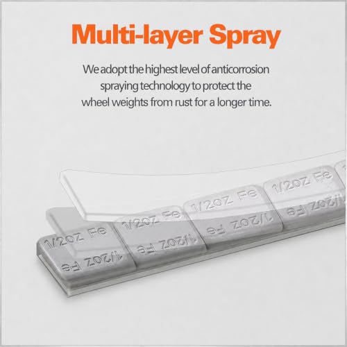 A A IN (576PCS 1/2oz, 0.5oz Grey Adhesive Stick on Wheel Weights - size: 0.5OZ-576PCS