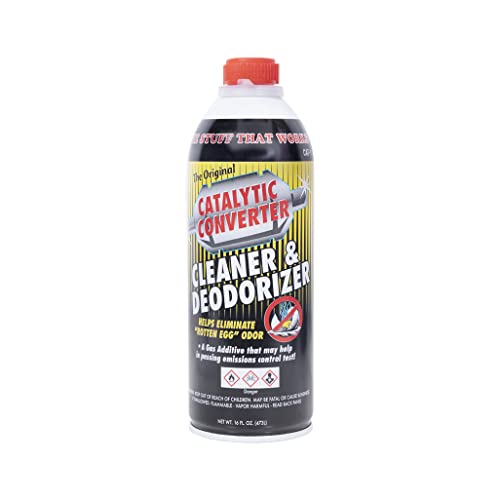 Solder-It Catalytic Converter Cleaner Deodorizer Fuel Additive 16 Oz Can - (Pack of 12) - size: 16 Ounce (Pack of 12)