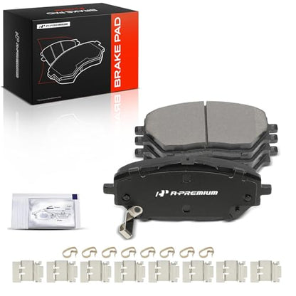 A-Premium Front Ceramic Brake Pads Compatible with Toyota