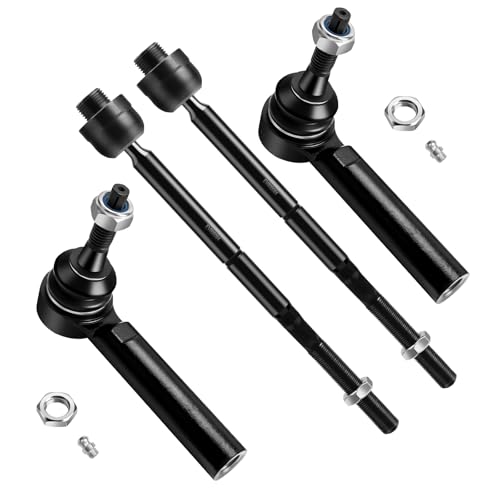4pc Front Inner Outer Tie Rod Ends for 2007-2013 Chevy Silverado 1500