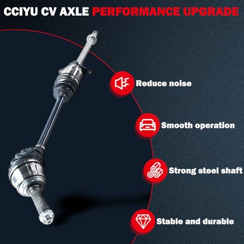 CCIYU CV Axle Shaft Assembly for Honda Pilot 2012 2013 2014 2015 - size: 17-9551