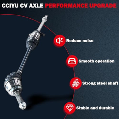 CCIYU CV Axle Shaft Assembly for Honda Pilot 2012 2013 2014 2015 - size: 17-9551