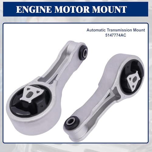 Engine Motor Mount Trans Mount kit fit for 2011-2018 Dodge Journey L4 2.4L AT for Dodge Avenger 2012-2014 Replace A5686, A5687, A5754 3PCS Vinsyut - color: Dodge Journey 2011-2018 2.4L