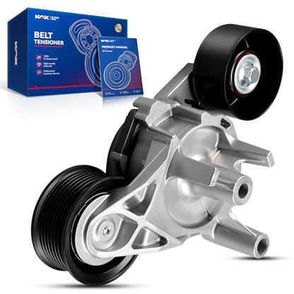 KAX Belt Tensioner Assembly for 2003-2007 Ford F-250 Super Duty 6.0T - size: 38257