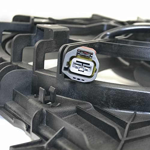 PartsFlow Radiator Cooling Fan Assembly For 2013 2014 2015 Cadillac CTS/ATS 623680 - color: For Cadillac CTS/ATS