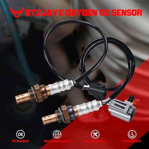 2Pack 234-4076 with 234-4078 Oxygen O2 Sensor Upstream and Downstream for Cherokee Grand Cherokee Jeep Wrangler 4.0L (234-4076 234-4078)