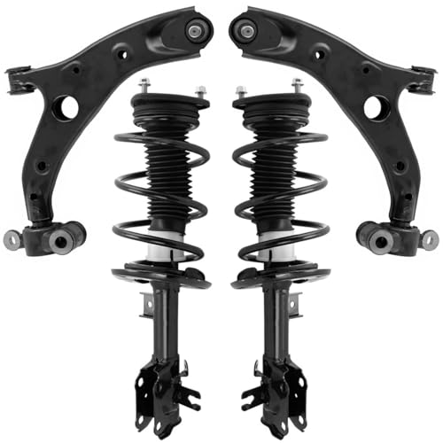 Detroit Axle - 4pc Front Struts Kit for 2014 2015 2016 2017 2018 Mazda 3 - size: 4CQ472415/Big Kit