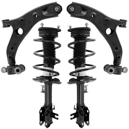 Detroit Axle - 4pc Front Struts Kit for 2014 2015 2016 2017 2018 Mazda 3 - size: 4CQ472415/Big Kit