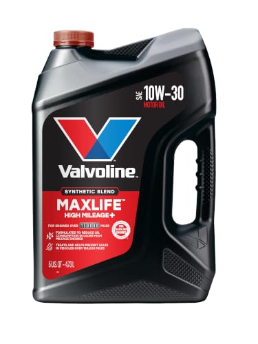 Valvoline High Mileage 150K with MaxLife Plus Technology 10W-30 Motor Oil 5 Quart - size: 5 qt (Pack of 1), style: High Mileage 150K