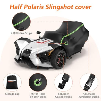 Half Cover for Polaris Slingshot S SL SLR R Signature LE Accessories - size: Half Cover for Polaris Slingshot