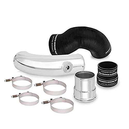 Mishimoto MMICP-F2D-17KBK Intercooler Pipe Kit Compatible With Ford 6.7 Powerstroke 2017+ Polished