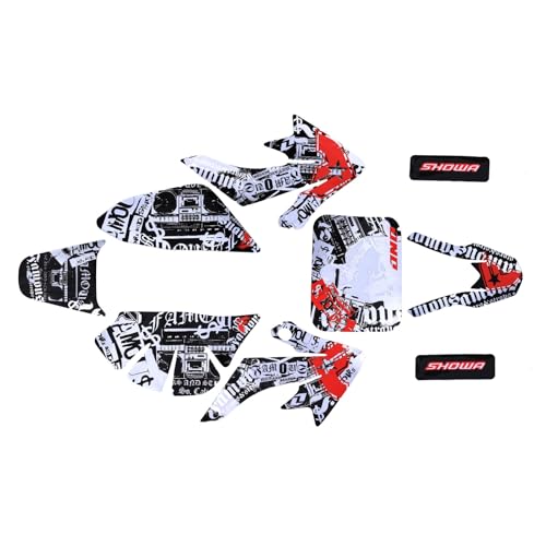 Complete Graphics Decals Stickers Kit for CRF50 XR50 CRF 50 XR 50 Plastics Fairing SDG SSR 107 110 125CC Thumpstar Atomik Dirt Pit Bikes Motorcycle SSR110 SSR125 Coolster (KWTG010) - color: Kwtg010