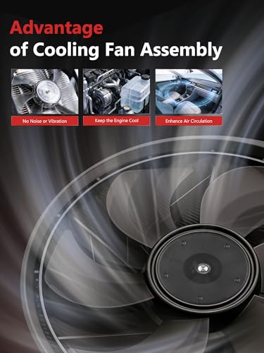 Engine Radiator Cooling Fan Assembly for Honda Pilot 2003 2004 Acura MDX - style: Honda Pilot 2003-2008