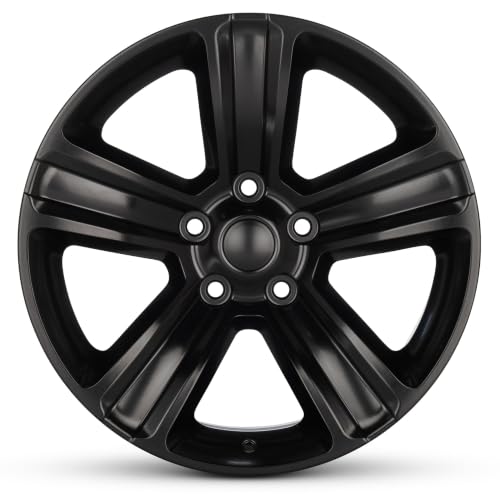 20x9 in Aluminum Wheel Rim 5 Lug 139.7mm 19mm Offset 77.8mm CB| Painted Satin Black finish Fits 2016-2022 Dodge Ram 1500 | New OEM Replacement | 1UB18RXFAB - size: 20x9 - OEM Replacement