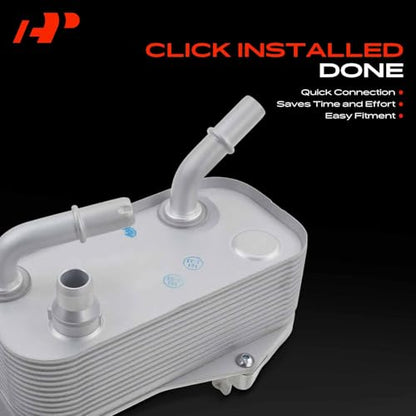 A-Premium Transmission Oil Cooler Compatible with BMW