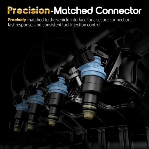 Oktiger Fuel Injectors for Kawasaki Mule Pro FXT 2015-2020, Mule Pro FX 2016-2020, Mule Pro FXR 2018-2020, Mule Pro FXT Ranch Edition 2020, Set of 3 OE#IPM018 490560038