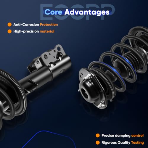 Complete Struts, ECCPP Front Complete for Chevrolet for Malibu 2004-2010 - size: 172200 172199