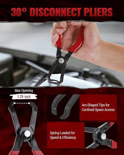 Reywoo Fuel Line Pliers Set, 7 pc Disconnect Set