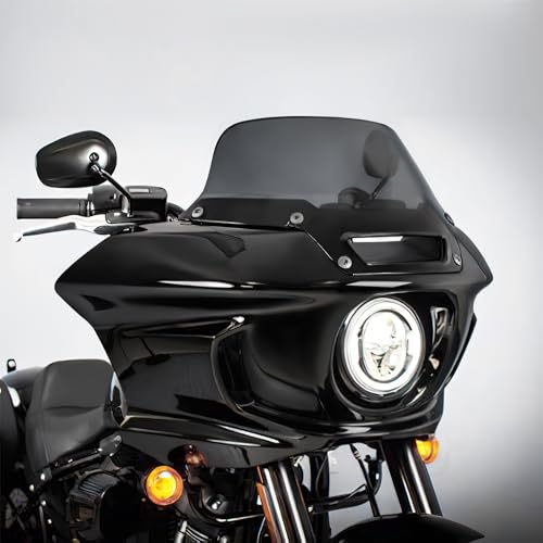 TCMT Motorcycle Fairing with Black 7" Windshield Fit For Harley Low Rider ST FXLRST 2022-2025 Low Rider El Diablo FXRST 2022 - color: Black Windshield