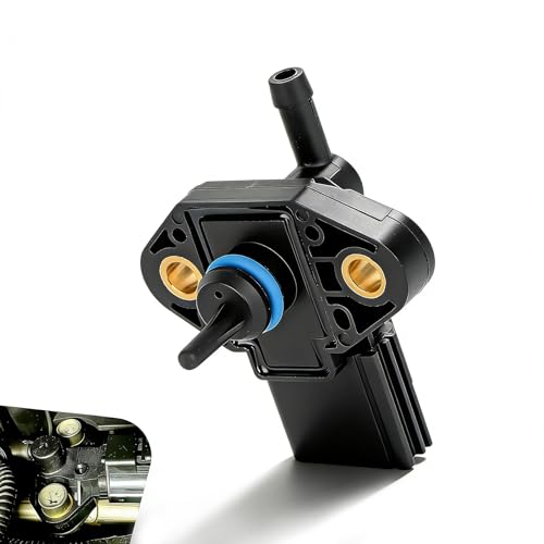 1PC Fuel Pressure Regulator Sensor, OEM 0261230093 Replacement for Fuel Injection System, Compatible with Ford F-150 Explorer Mustang, Lincoln Mercury Mazda (Black)