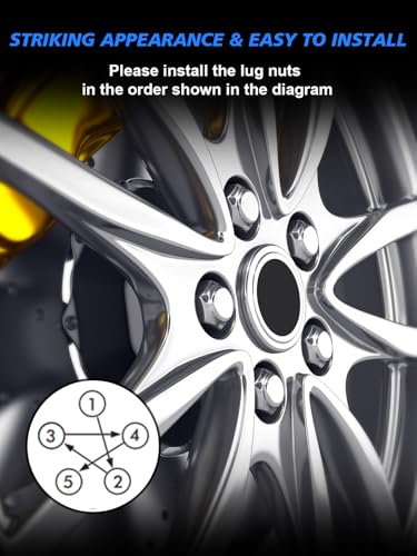 M12x1.5 Lug Nuts Compatible with Avalon/Camry/Corolla/RAV4/Prius - size: M12X1.5