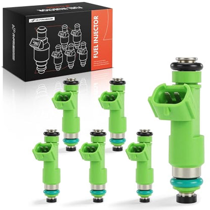 A-Premium 12 Holes Set of 6 Fuel Injectors Compatible with Nissan, INFINITI
