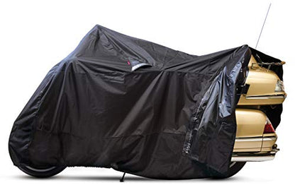 Dowco WeatherAll Plus EZ Zip Motorcycle Cover Professional Grade, Waterproof - size: XL