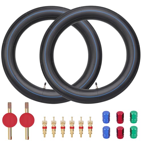 4.60-17 Motorcycle Heavy Duty Tire Inner Tube 130/70-17,130/80-17 Tire Tube,140/70-17,140/80-17 TR4 Staight Valve Stem Tyre Tubes for KLR250 KL250 XL350R XT250 Inner Tire - size: 460-17" 2pcs
