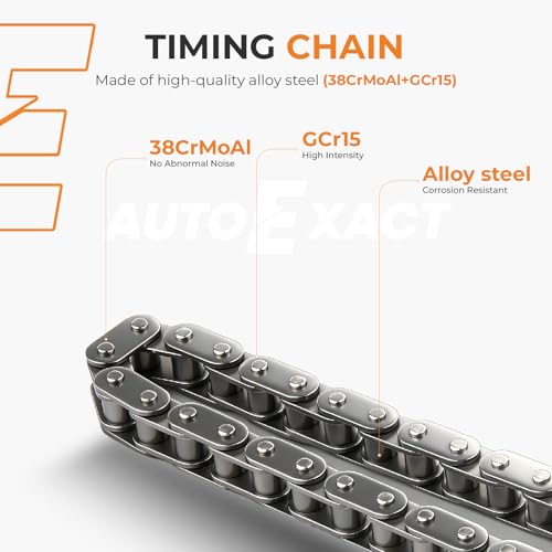 Autoexact 4.8 5.3 6.0 6.2 Engine Timing Chain w/Sprocket Tensioner Fit for 2007-2019 Buick Chevy Express Silverado Suburban Cadillac Escalade GMC Sierra Yukon Pontiac Hummer Replace 3Pcs 12556582 - size: Fit for 2007-2019 Chevy GMC-4.8/5.3/6.0/6.2