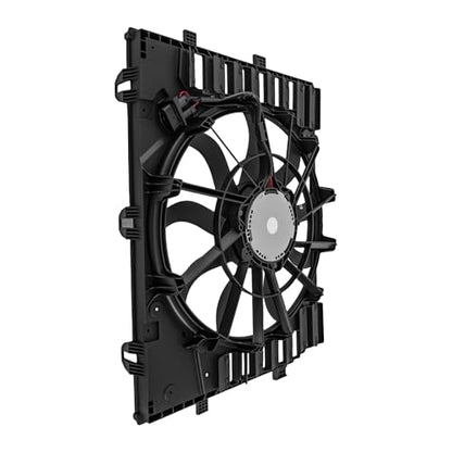 maXpeedingrods Electric Radiator Cooling Fan Assembly Fits for Volkswagen Touareg 2012-2017, 7P0121203H 7P0121207B 7P0121203K