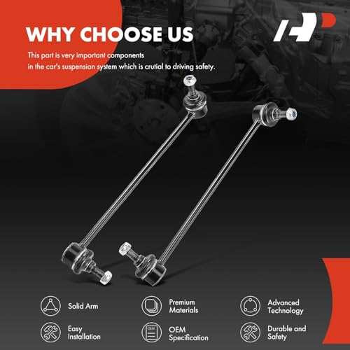 A-Premium Front Stabilizer Bar Links Sway Bar Links, Compatible with BMW