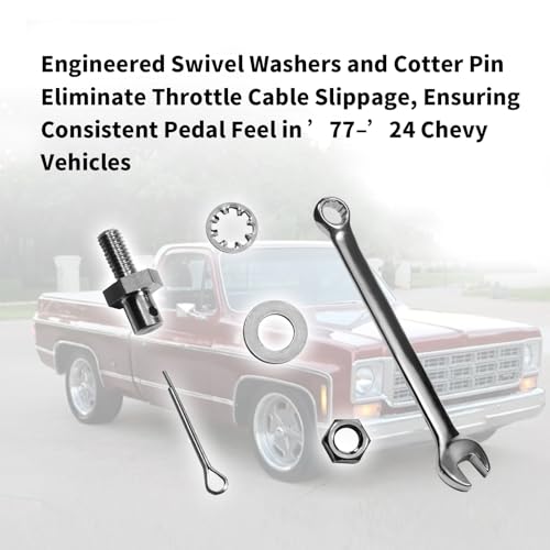 Throttle Cable Adapter Stud Kit Compatible with1977& Later Chevrolets also
