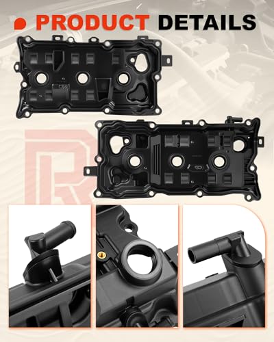 Engine Valve Cover Kit with Gasket & Bolts for 3.5L N-ISSAN I-NFINITI - size: 264996, 264995