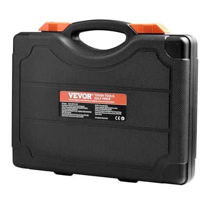 VEVOR Torx Bit Socket and External Torx Socket Set, 60-Piece T6-T70, TT6-TT70, TP8-TP60, E4-E24, S2 Alloy Steel and Cr-V Steel, 1/4 in, 3/8 in, and 1/2 in Drives, with Enhanced Storage Case, Hand Use - size: 60 PCS
