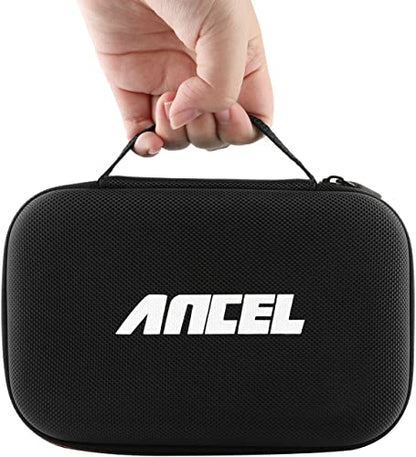 ANCEL Protective Case Storage Bag for OBD2 Scanner Code Reader Diagnostic Scan Tool Battery Tester - color: Black