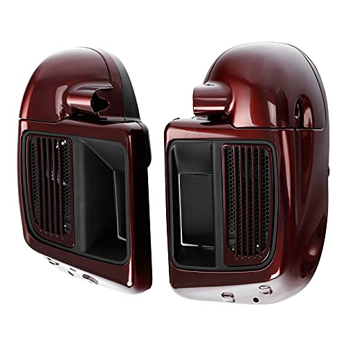 Wicked Red/Twisted Cherry Water Cooled Vented Lower Fairing Fit for Harley 2018-2019 Road Glide Ultra; Electra Glide Ultra Limited Low; Electra Glide Ultra Limited - color: For Harley 2018-2019 Wicked Red