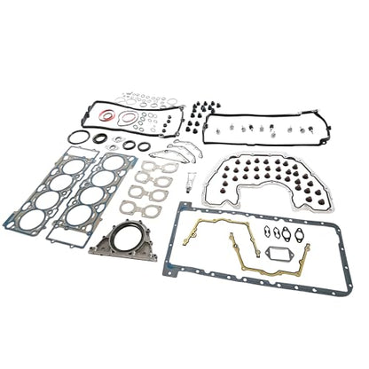 PartsFlow Engine Head Gasket Set fits for 2002 2003 2004 2005 2006 2007 2008 2009 2010 BMW E65 550i 545i 645Ci 745i 4.4L 4.8L V8 11127513195 11127518017 11127966204 OS32397 - color: 11127966204 OS32397