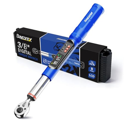 Digital Torque Wrench, 3/8 Inch Drive Precision Torque Wrench