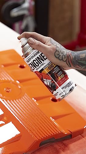 Rust-Oleum Automotive Engine Enamel Spray Paint, Gloss Orange