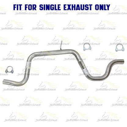 Exhaust Resonator, Intermediate Pipe & Muffler Kit Compatible with Pontiac Grand Prix 2005-2008 3.8L | Stainless Steel | Northeastern Exhaust | Includes Clamps, Gasket, Hangers and Bolt Kit