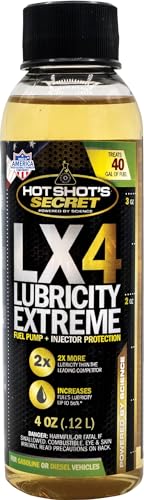 Hot Shot's Secret LX4 Lubricity Extreme Fuel Additive, 4 oz - style: 4 fl. oz. (1 Count)